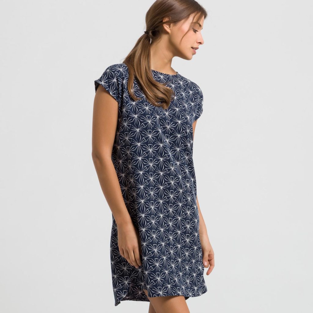 robe motifs bleu armedangels