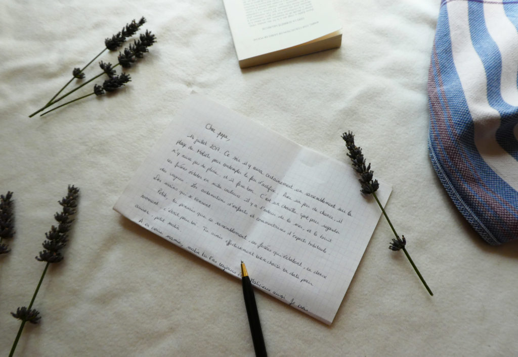 lettre manuscrite cher papa