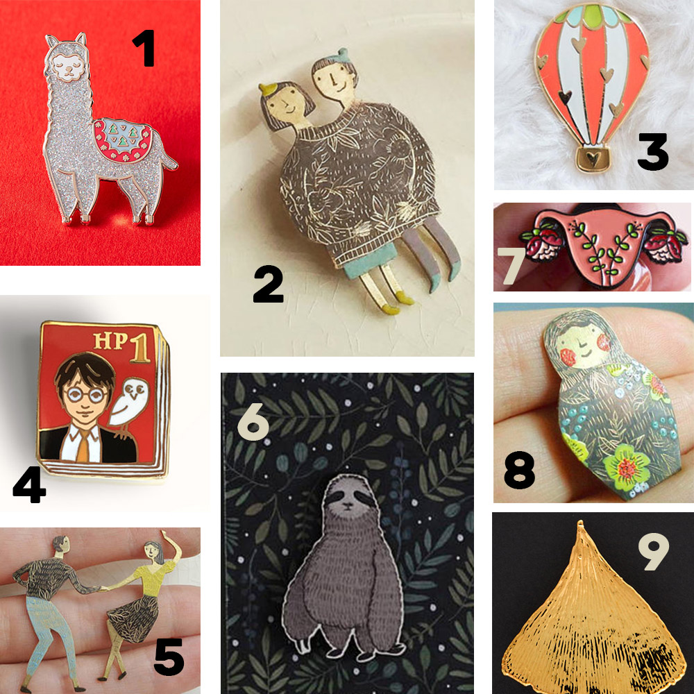 broches pin's etsy